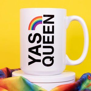 Pride Coffee Mugs 🌈 "Yas Queen" 12oz or 15oz